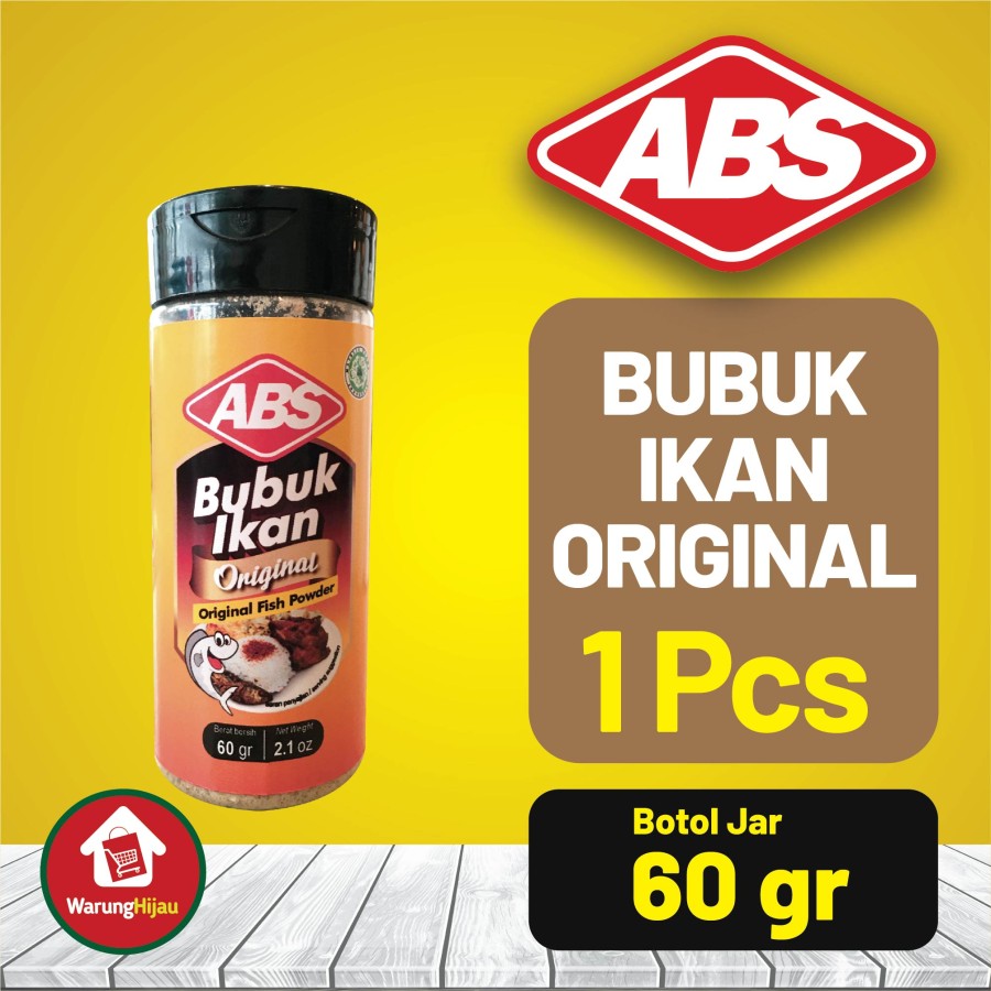 Bubuk Ikan Original ABS Botol 60 gr Rp 13.200